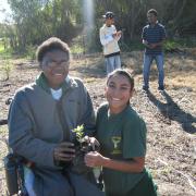 Planting day, environmental education, Michael Oak, KRCA